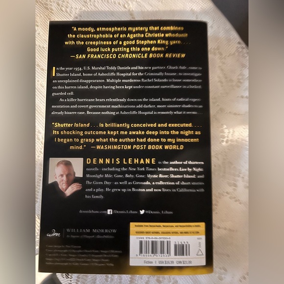 Shutter Island paperback by Dennis Lehane - Picture 2 of 4